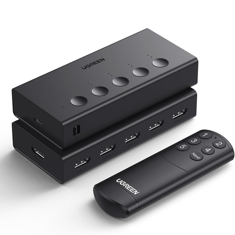 Switch Video HDMI UGREEN CM568 (90512), Negro
