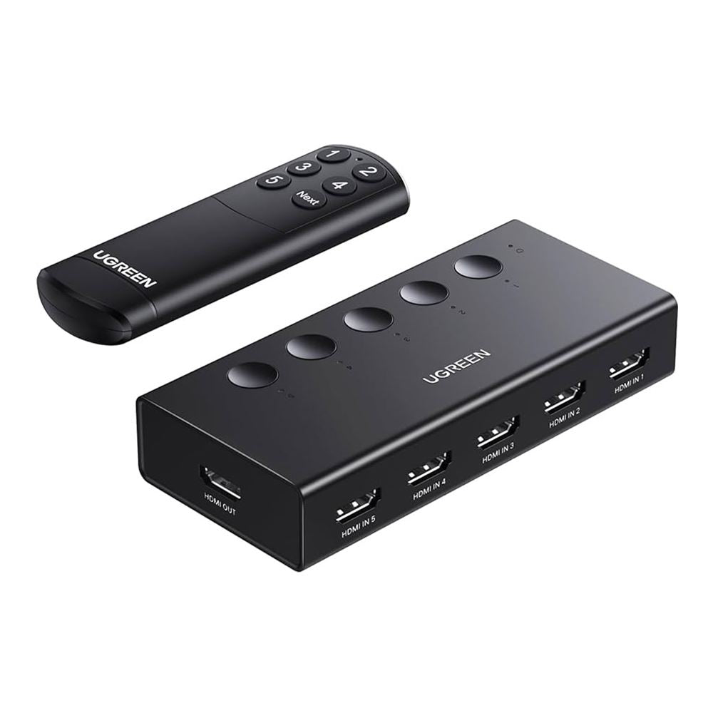 Switch Video HDMI UGREEN CM568 (90512), Negro