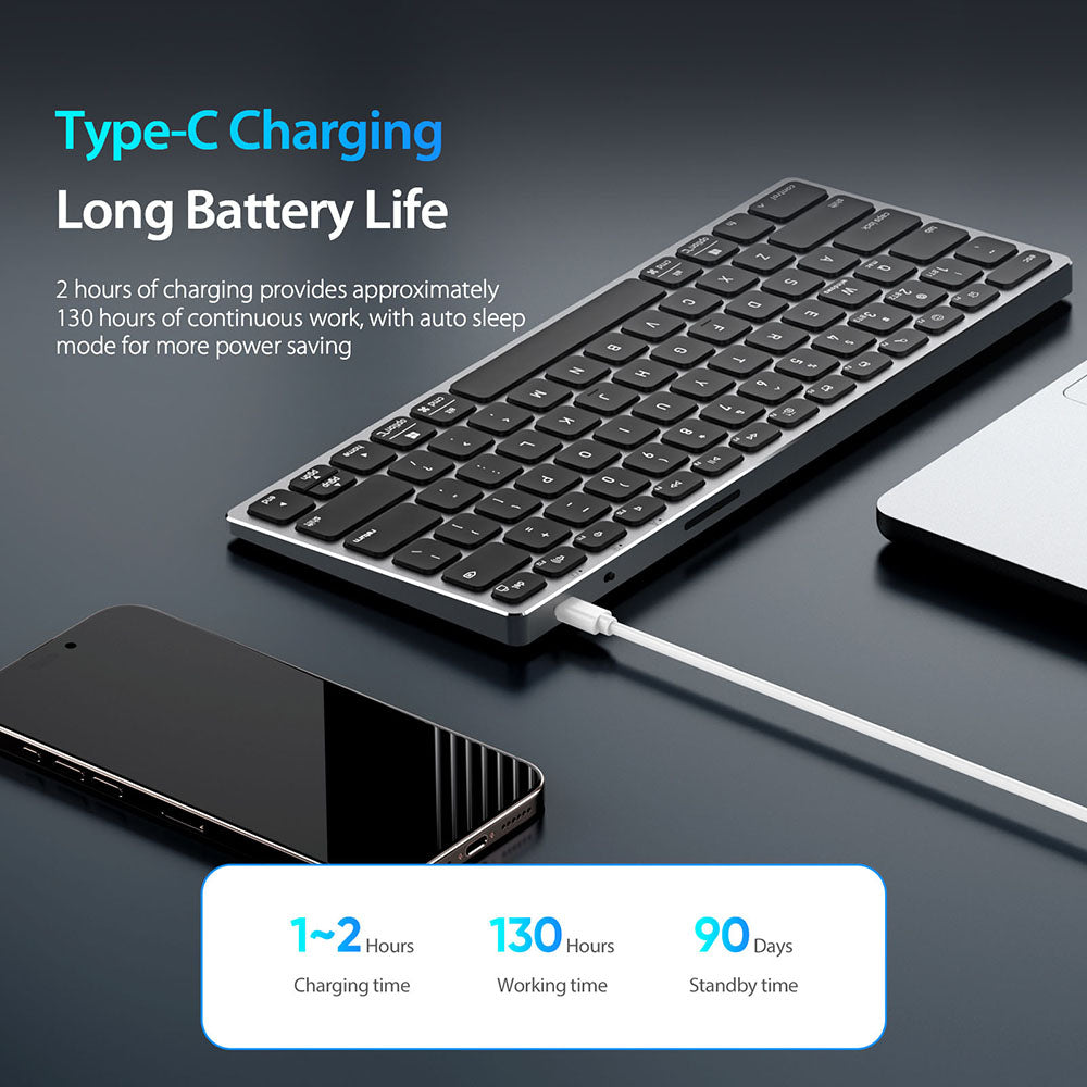 Teclado Bluetooth DUX DUCIS LK Mini, Blanco