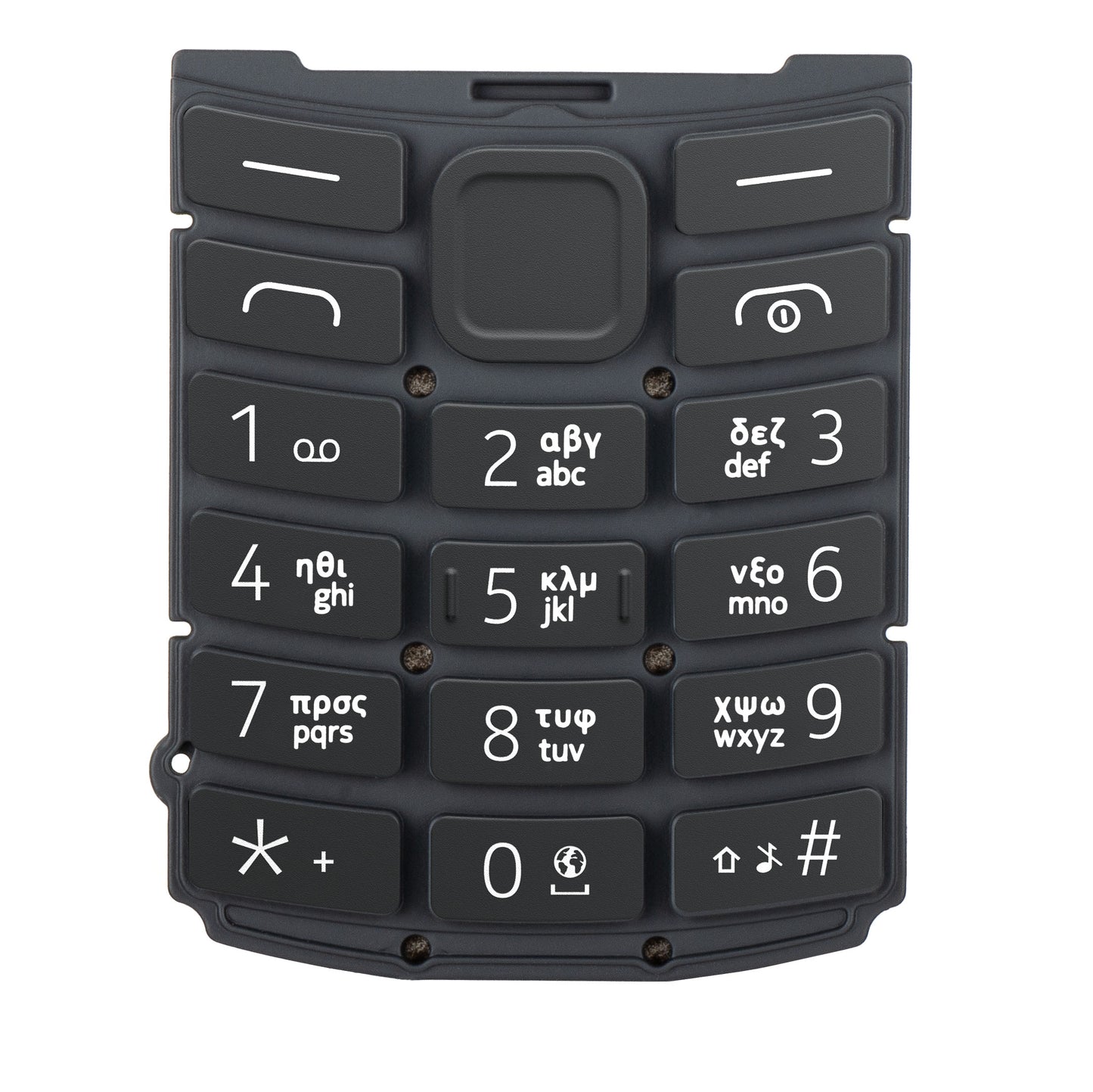 Teclado griego para Nokia 105 4G 2nd Edition, Charcoal
