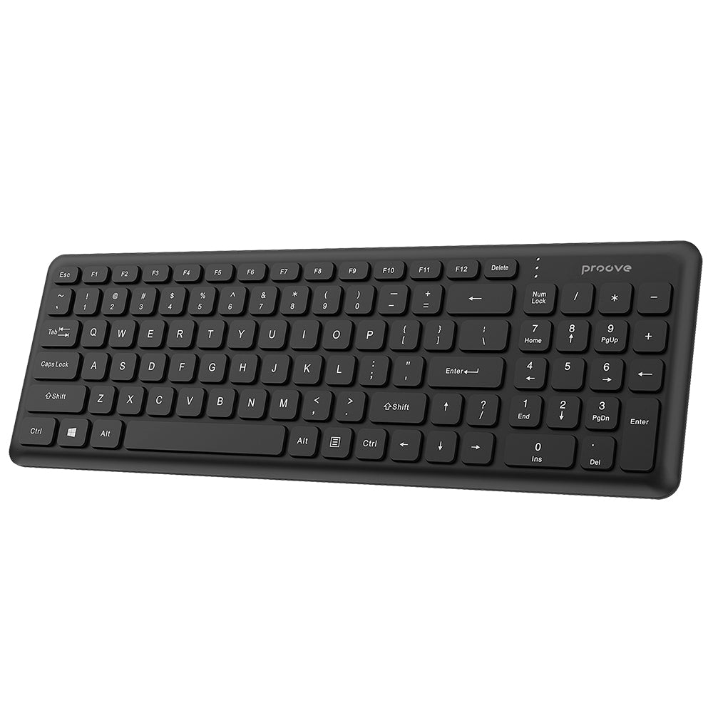 Teclado Inalámbrico Proove Classic Code, Negro KBCDEN00003001