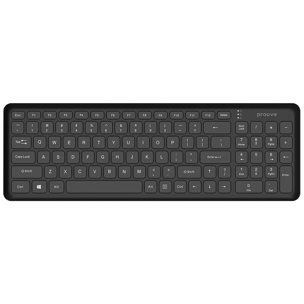 Teclado Inalámbrico Proove Classic Code, Negro KBCDEN00003001