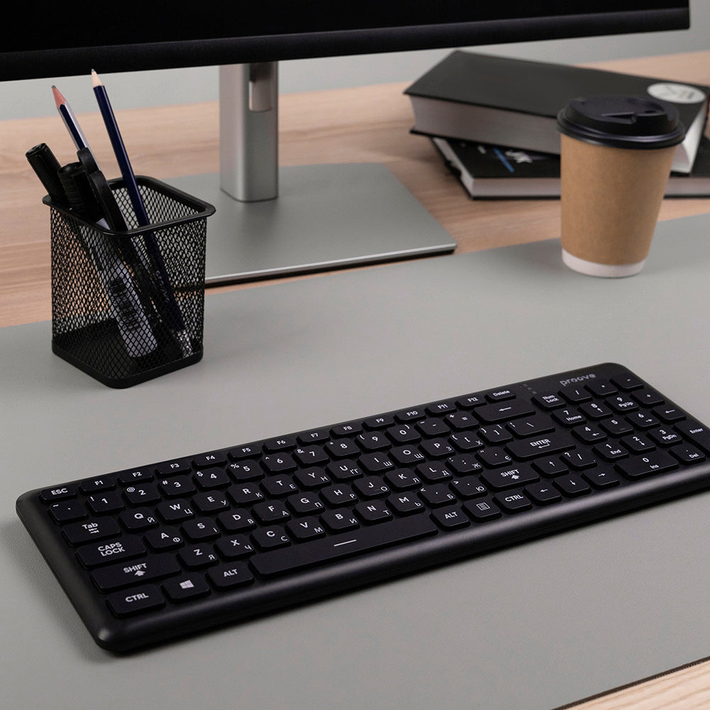 Teclado Inalámbrico Proove Classic Code, Negro KBCDEN00003001
