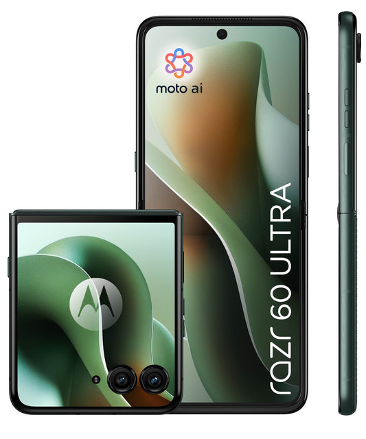 Teléfono Móvil Motorola Razr 60 Ultra, 512GB, 16GB, Scarab PB8R0003SE