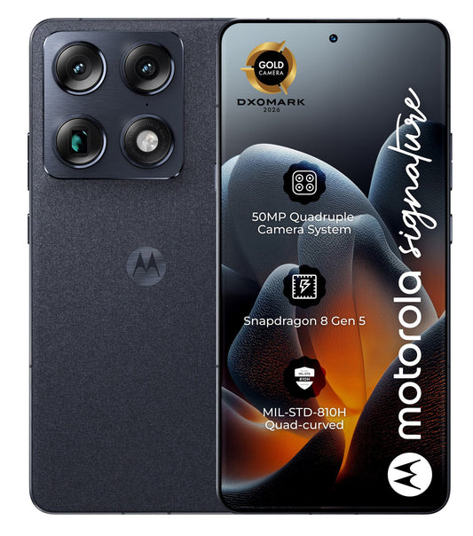 Teléfono Móvil Motorola Signature 5G, 512GB, 16GB, Pantone Carbon PBAB0002SE