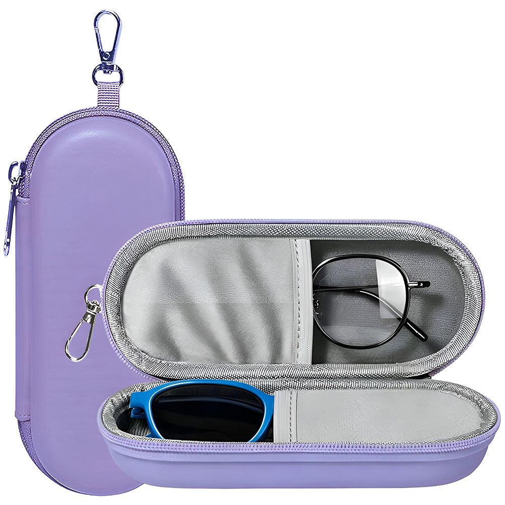 Funda para Gafas Techsuit ETJ3, 165mm x 65mm x 40mm, Violeta