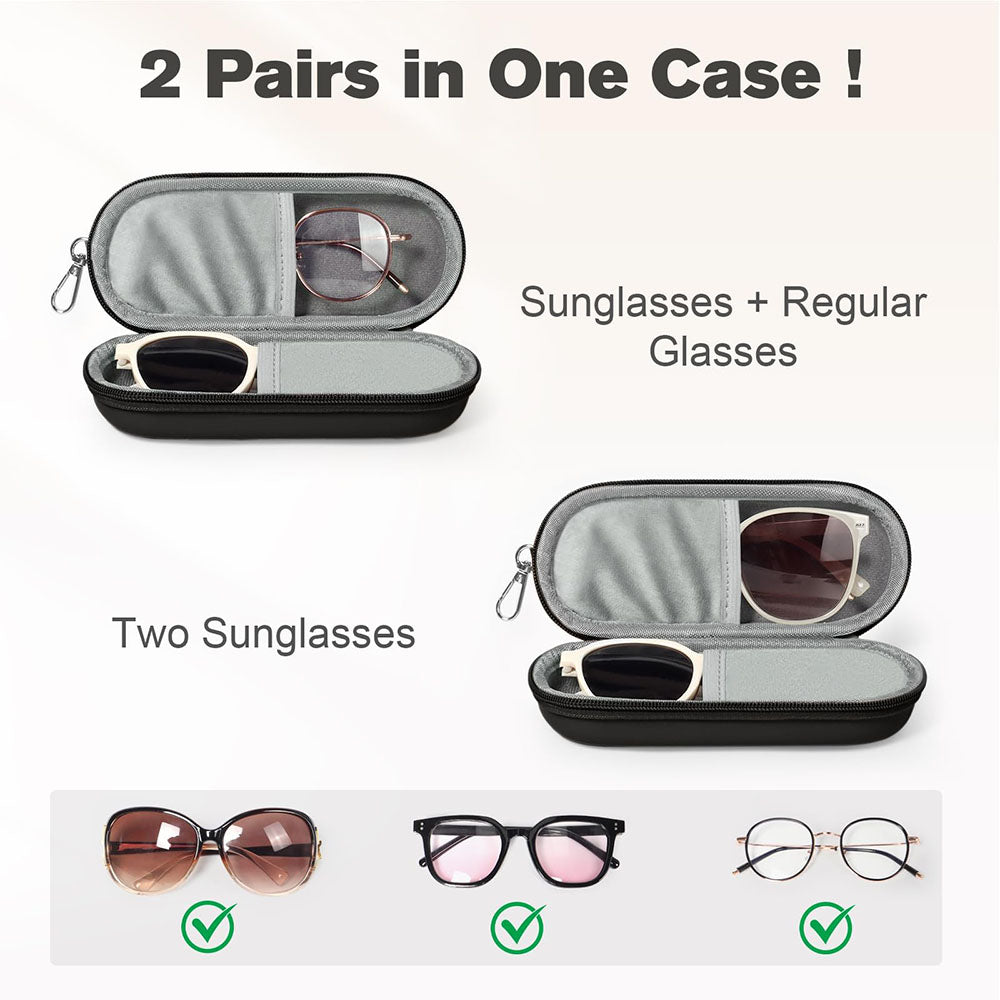 Funda para Gafas Techsuit ETJ3, 165mm x 65mm x 40mm, Violeta