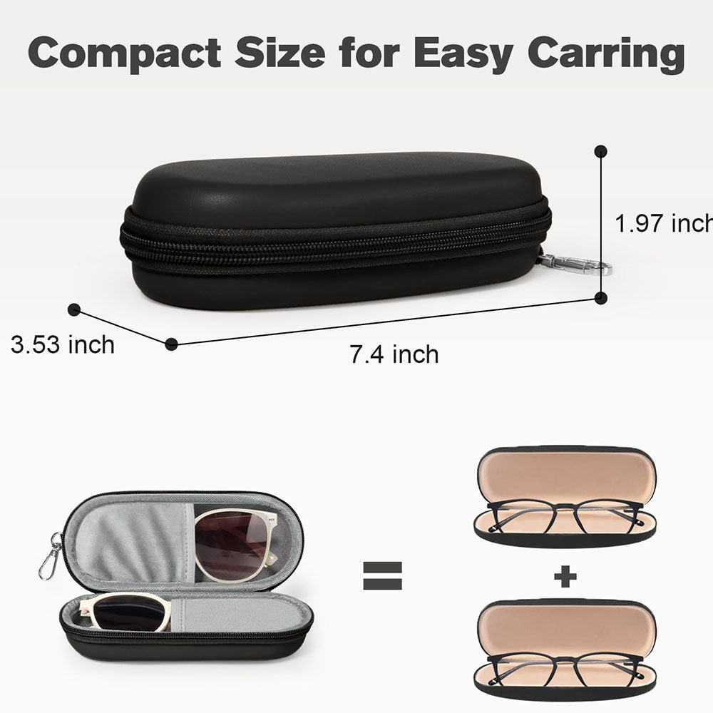 Funda para Gafas Techsuit ETJ3, 165mm x 65mm x 40mm, Violeta