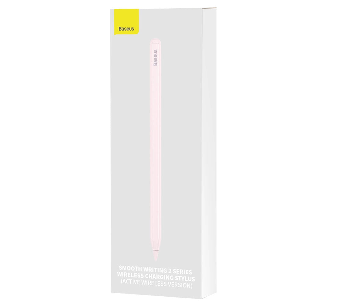 Touch Pen Baseus Smooth Writing 2 Series para Apple iPad, Versión Wireless Activa, Rosa SXBC060104