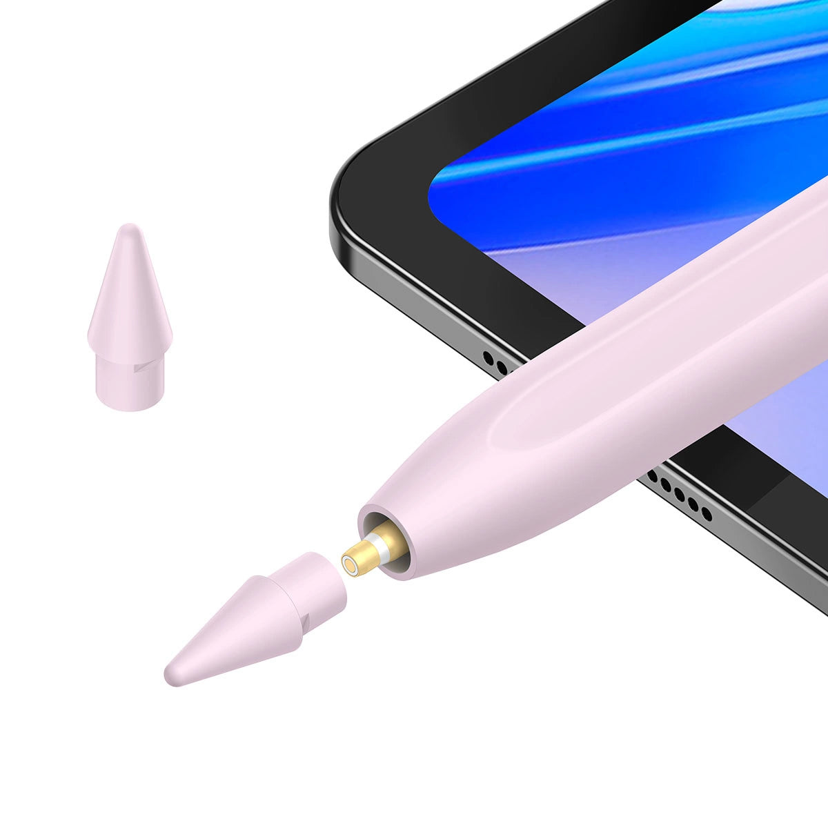 Touch Pen Baseus Smooth Writing 2 Series para Apple iPad, Versión Wireless Activa, Rosa SXBC060104