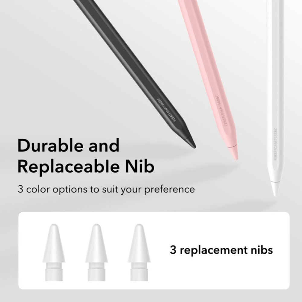Touch Pen ESR Geo para Apple iPad, Versión Activa, Blanco