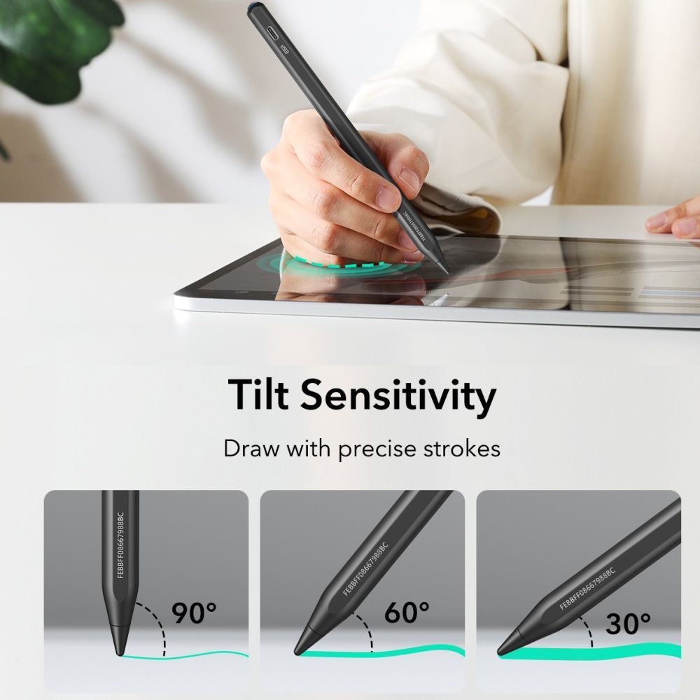 Touch Pen ESR Geo para Apple iPad, Versión Activa, Negro