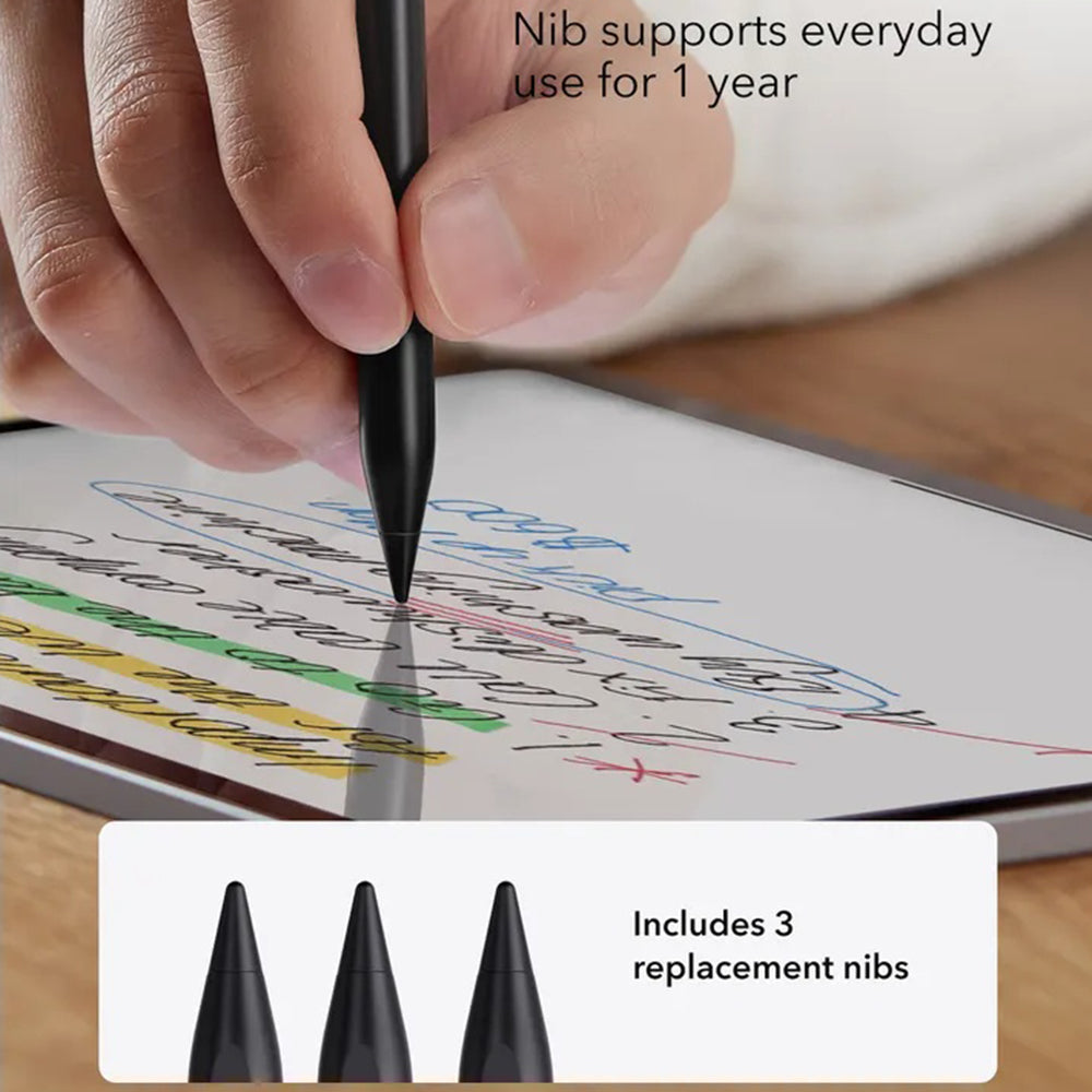 Touch Pen ESR para Apple iPad, Versión Activa, Negro