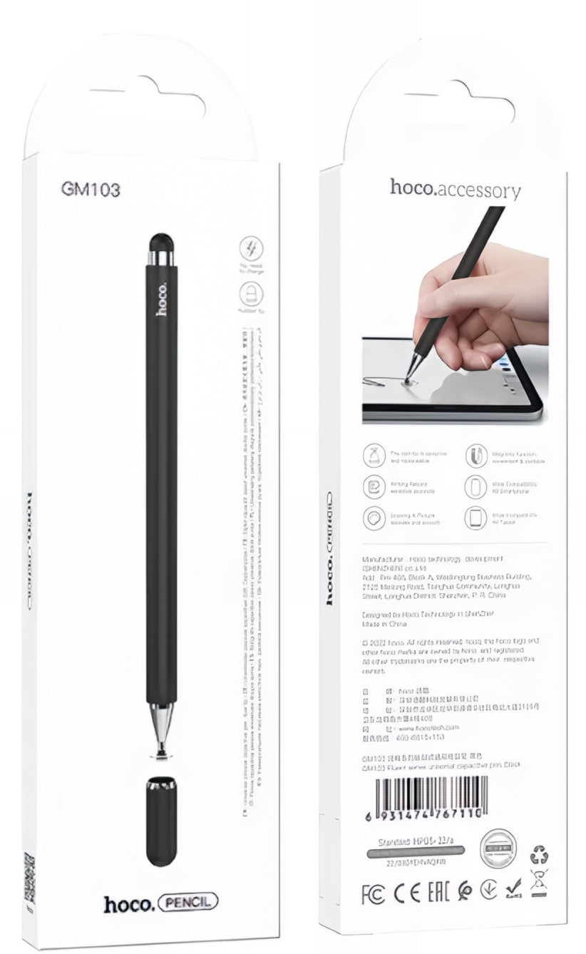 Touch Pen HOCO GM103 2in1, Negro