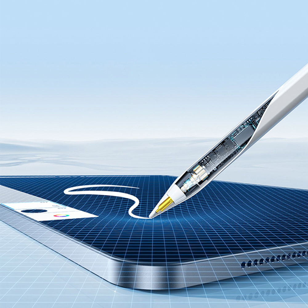 Touch Pen Techsuit AC20-Pro para Apple iPad, Versión Activa, Blanco