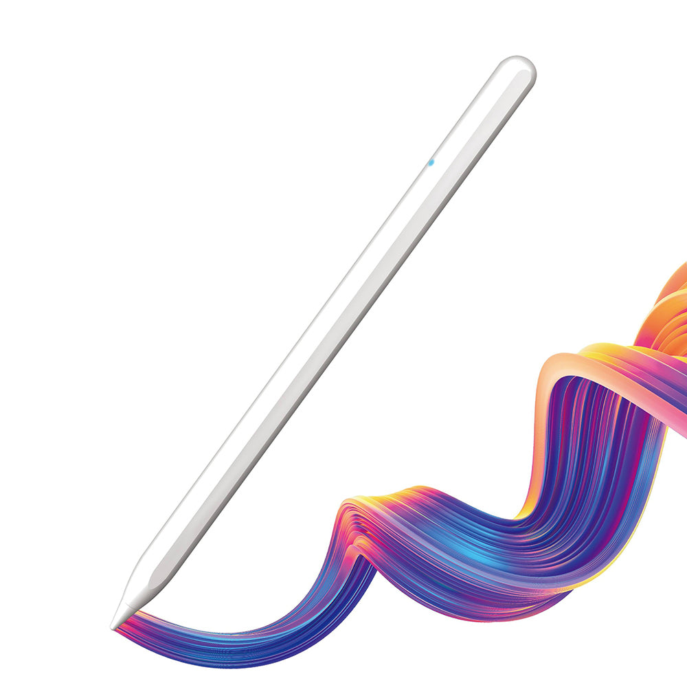 Touch Pen Techsuit M2 para Apple iPad, Versión Activa, Blanco