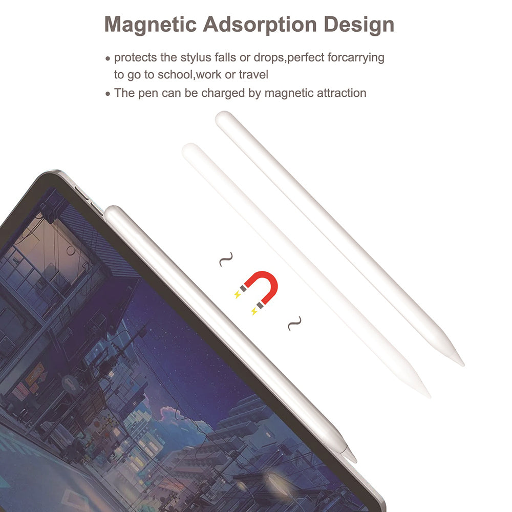 Touch Pen Techsuit M2 para Apple iPad, Versión Activa, Blanco