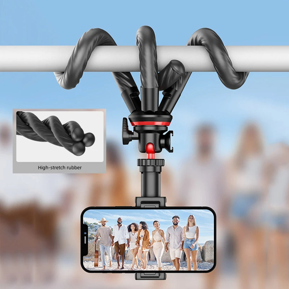Trípode 1/4inch Techsuit C02, Negro