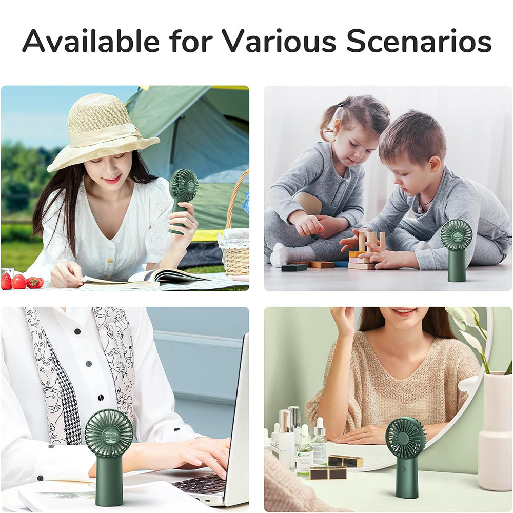 Ventilador Portátil JisuLife FA20X, Verde