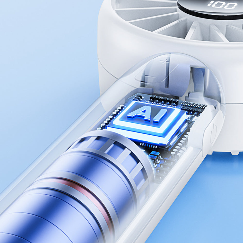 Ventilador Portátil Techsuit CT-110, Azul