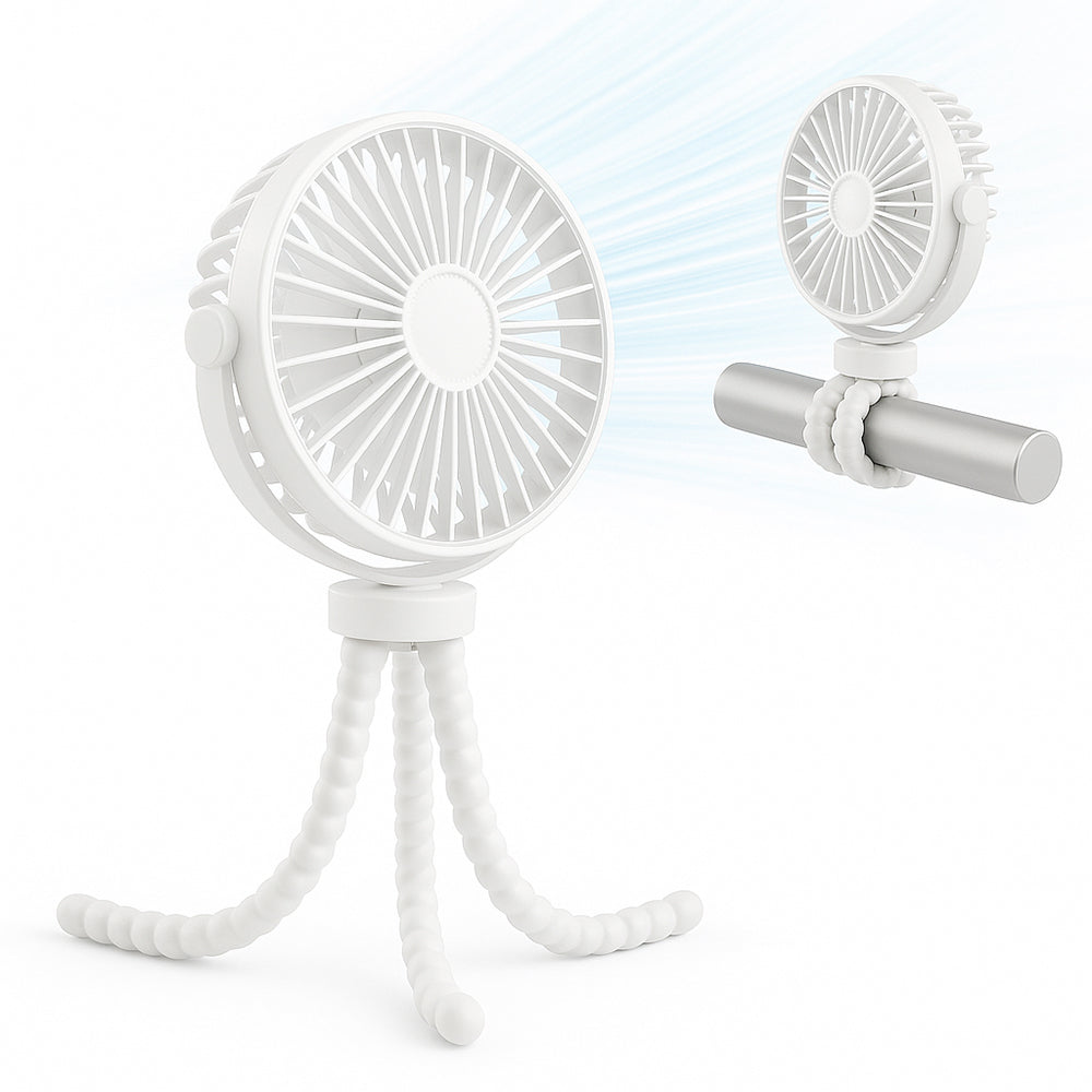 Ventilador Portátil Techsuit VP1, Blanco