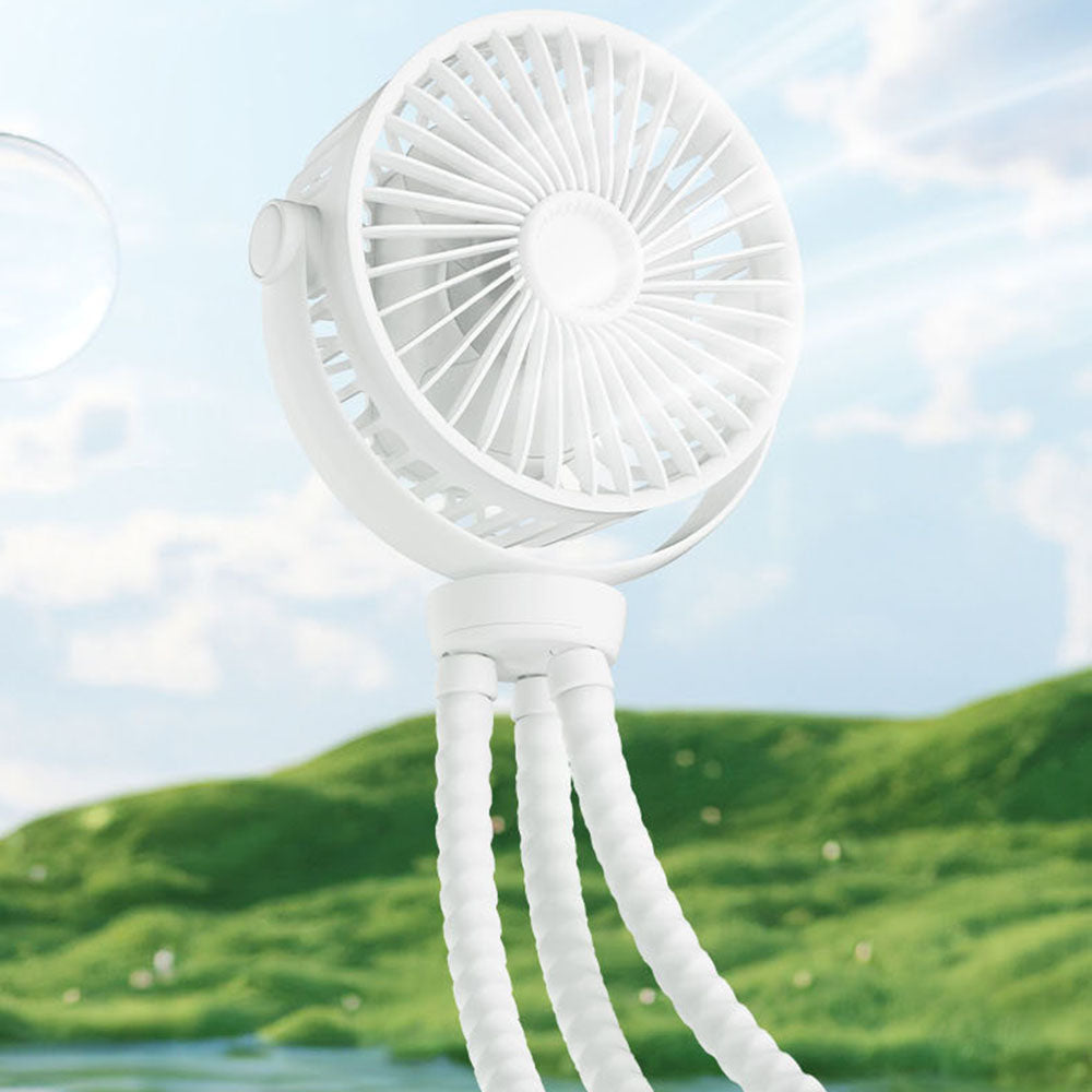 Ventilador Portátil Techsuit VP1, Negro
