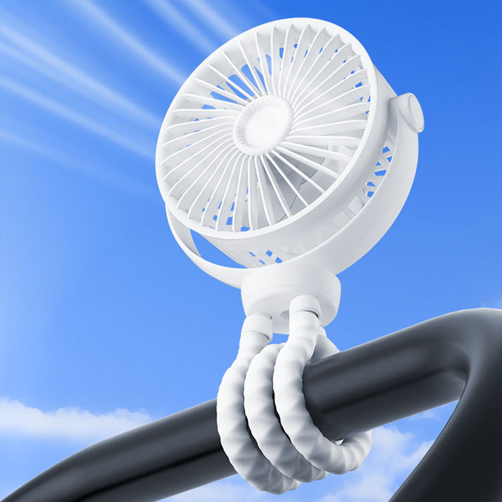 Ventilador Portátil Techsuit VP1, Negro