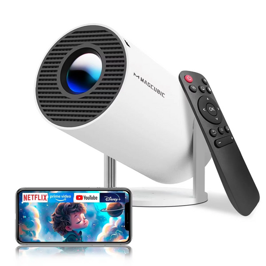 Videoproyector Magcubic HY300 Pro, 720P, 200ANSI, Blanco