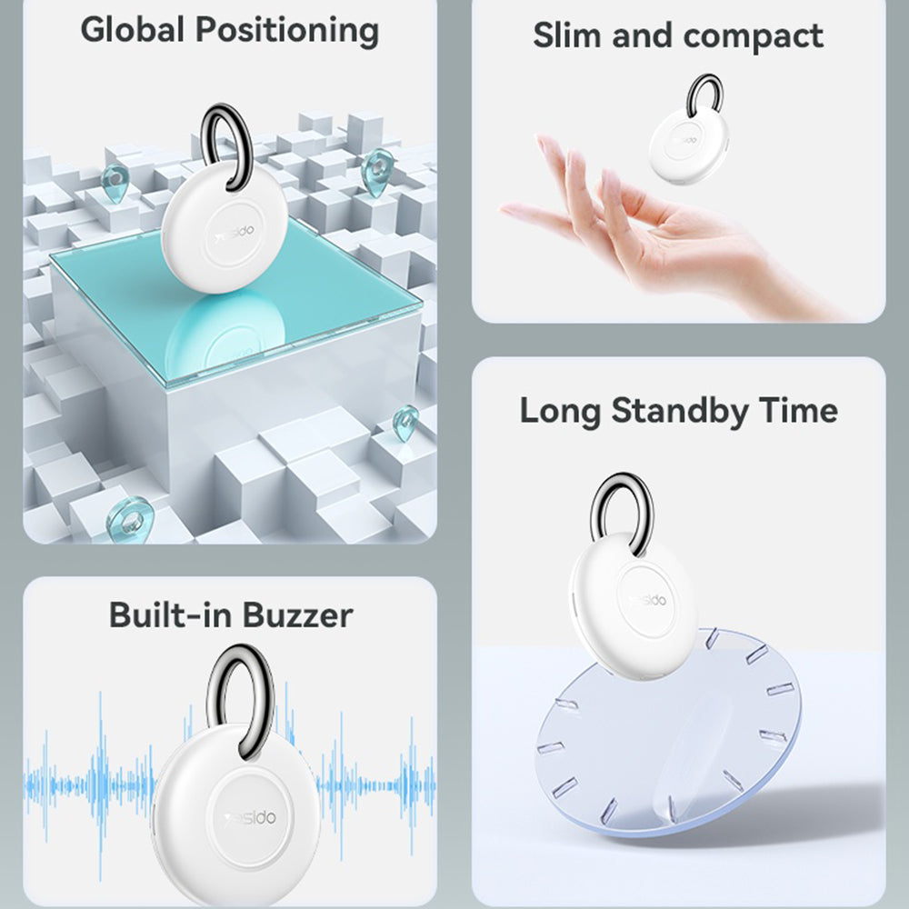 Yesido SmartTag EC14 para Series iOS, Blanco
