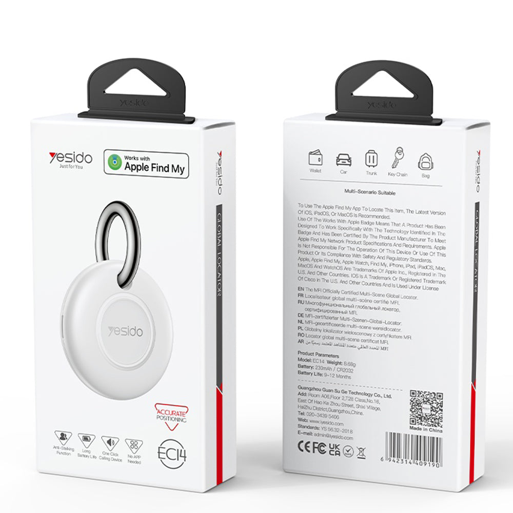 Yesido SmartTag EC14 para Series iOS, Blanco