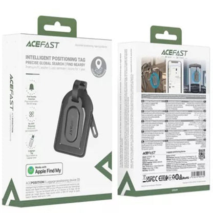 Acefast SmartTag Luggage S5 para Series iOS, Negro