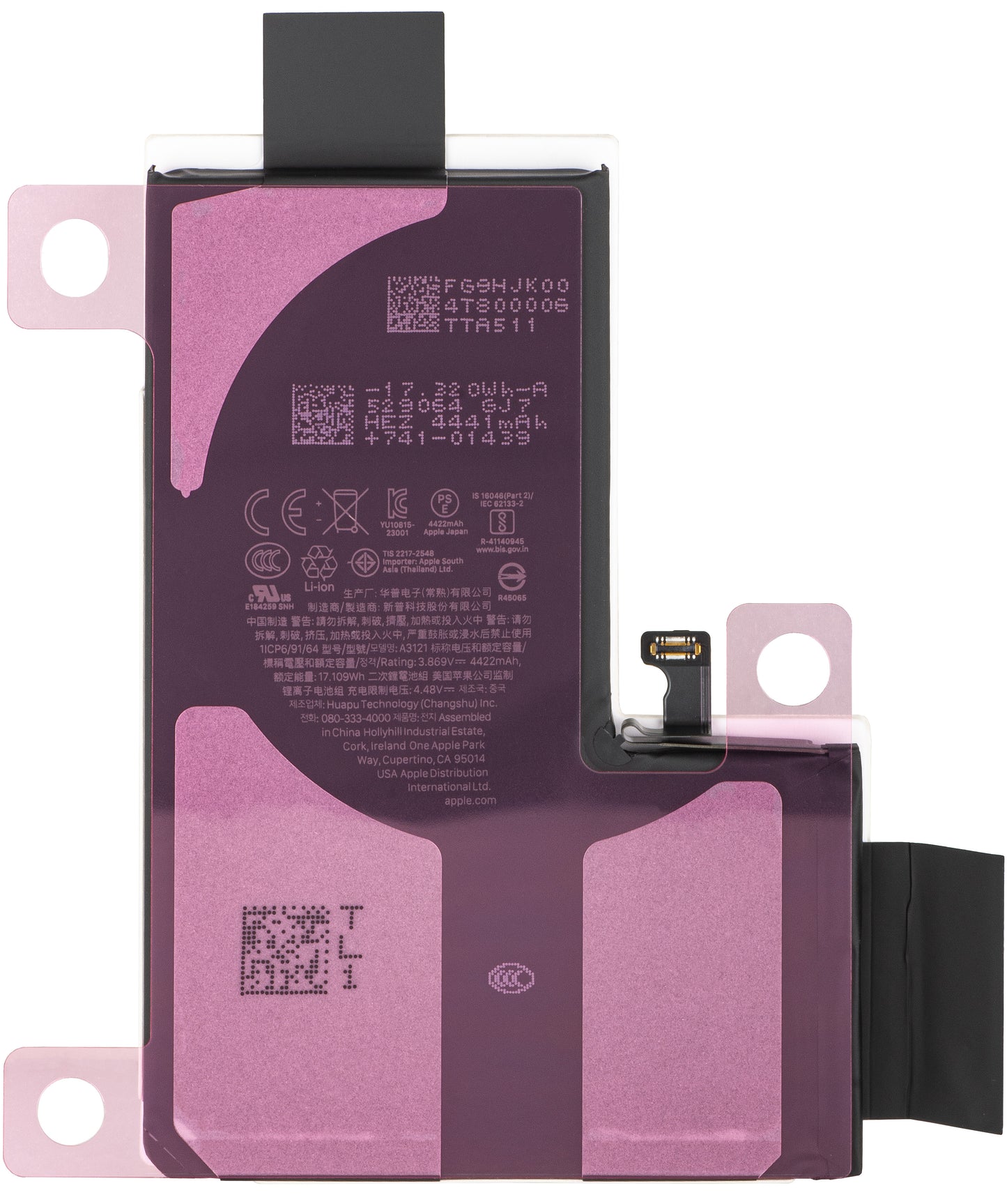 Batería Apple iPhone 15 Pro Max, Service Pack 661-36918