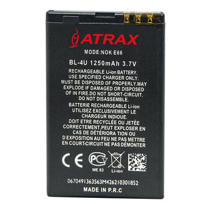 Batería ATX para Nokia E66, BL-4U