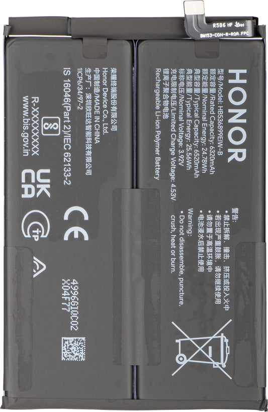 Batería Honor 600e / 600 Lite, Service Pack 0235ASUP