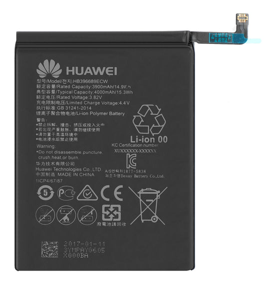 Batería Huawei Mate 9 / Mate 9 Pro, HB39666689ECW, Service Pack 24022102