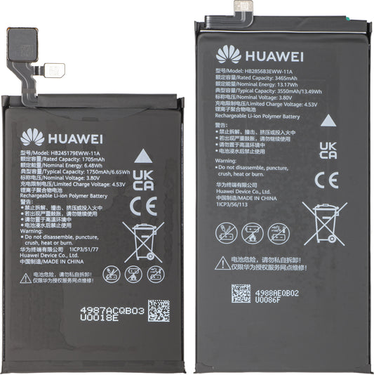 Batería Huawei Mate X7, HB2856B3EWW-11A + HB245179EWW-11A, Paquete de Servicio 02357JJU