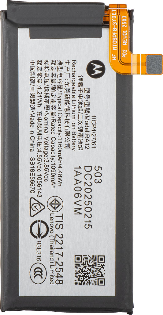 Batería Motorola Razr 2025 / Razr 60, RA12, Service Pack SB18E56670
