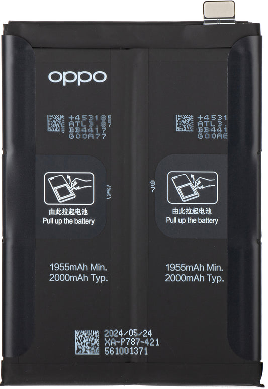 Batería Oppo Reno4 Pro 5G / Reno4 Pro, BLP787, Service Pack 4904496 