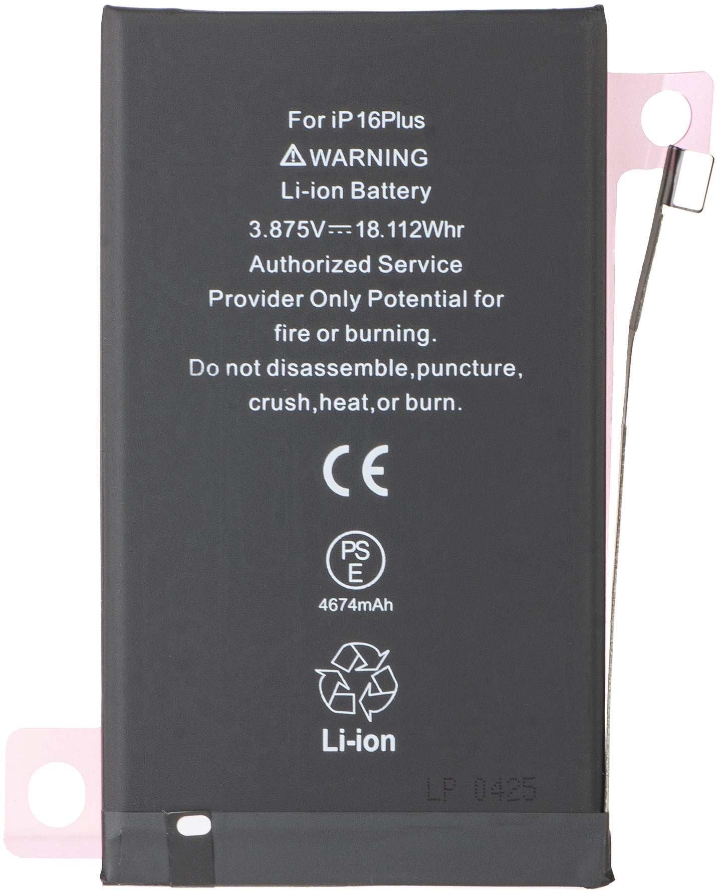Batería para Apple iPhone 16 Plus