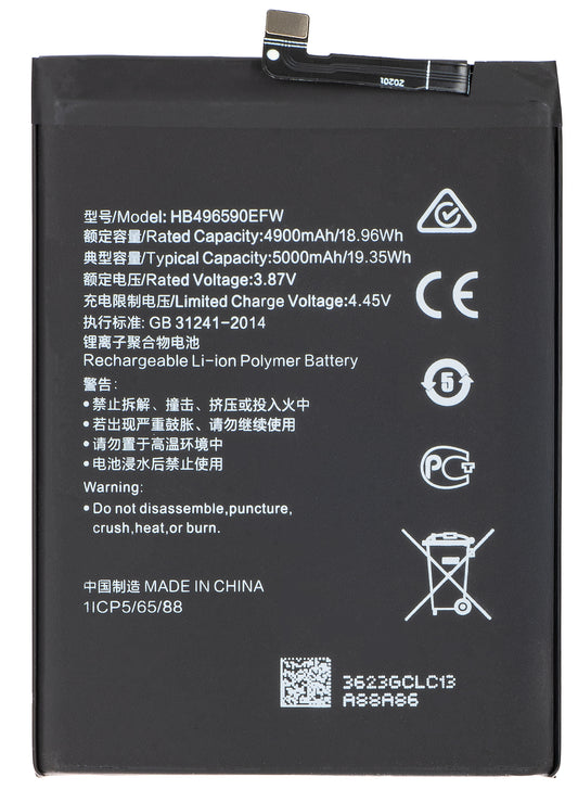 Batería para Honor 70 Lite, HB496590EFW