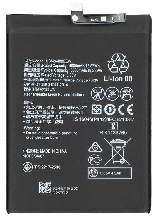 Batería para Huawei P smart 2021, HB526488EEW