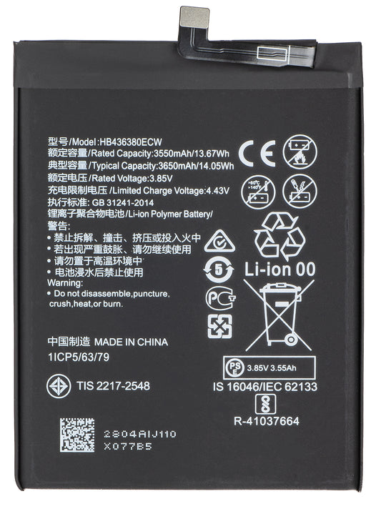 Batería para Huawei P30, HB436380ECW