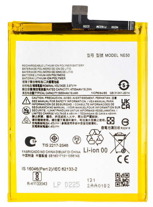 Batería para Motorola Moto G72 / G52 / G82, NE50