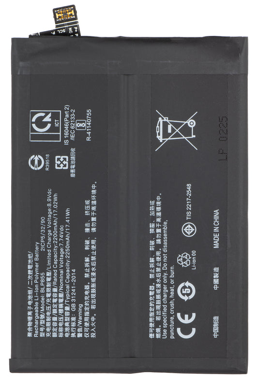 Batería para Oppo Reno8 / Find X5 Lite / Reno7 5G, BLP855