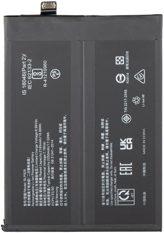 Batería para Oppo Reno8 Pro+ / Reno8 Pro, BLP929