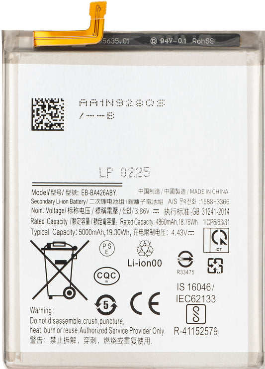 Batería para Samsung Galaxy M22 M225 / A72 A725 / A32 5G A326 / A72 5G A726 / A42 5G A426, EB-BA426ABY