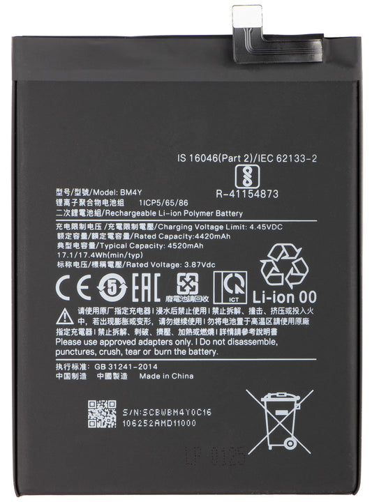 Batería para Xiaomi Poco F3, BM4Y