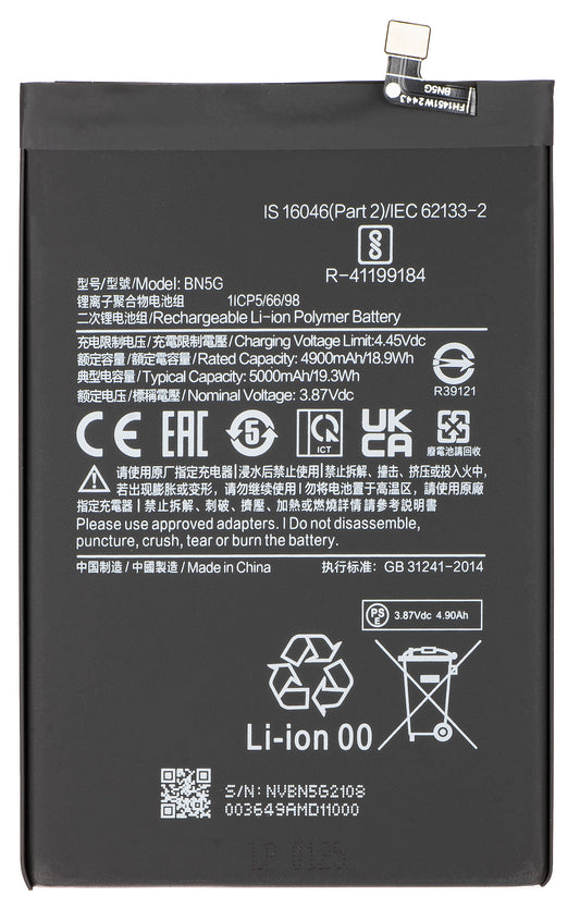 Batería para Xiaomi Redmi 10A / 10C, BN5G