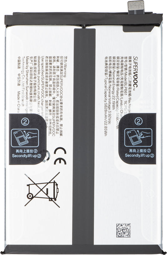 Batería Realme C75 4G, BLPB61, Paquete de Servicio 621035000180