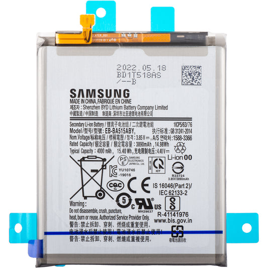 Batería Samsung Galaxy A51 A515, EB-BA515ABY, Service Pack GH82-21668A